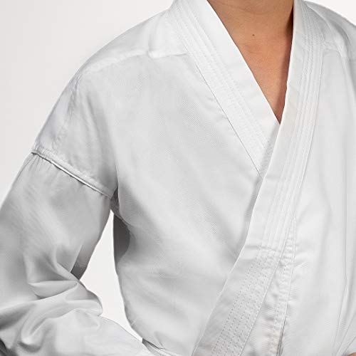 Hayabusa Youth Cotton Karate Gi Uniform - White, 0/130 #TOP6