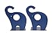 Cute Cartoon Elephant Shape Nonskid Metal Bookends For Kids Gift Decoration(Blue)