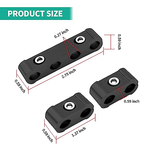 ZUDKSUY Separador de fios de vela de ignição de 12 motores (com 4 chaves pequenas), suporte de fio d
