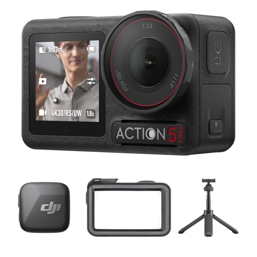 Cámara Osmo Action 5 Pro con sensor 1/1.3" y vídeo 4K para deportes extremos y buceo