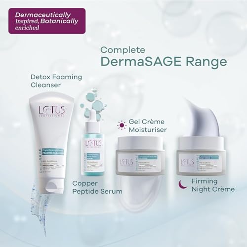 Image of Lotus Professional DermaSAGE Copper Peptide Barrier Repair Serum 24-hour Lock-in Moisture for Skin Regeneration and Collagen Production | All Skin Types | 28ml