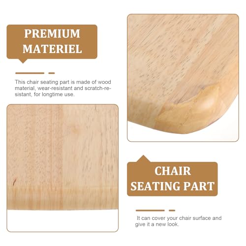 Asiento de repuesto de madera resistente y seguro para taburetes de bar 5