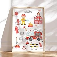 Poster sets A4 en A3 formaat kinderkamer – De Kleine Auto
