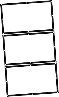 3 Pçs Telas Do Projetor Tela Portátil Pantalla Tela Do Projetor Portátil Tela Do Projetor Tela De Projeção Ao Ar Livre Cortina Do Projetor Dobra Branca Cortina Macia