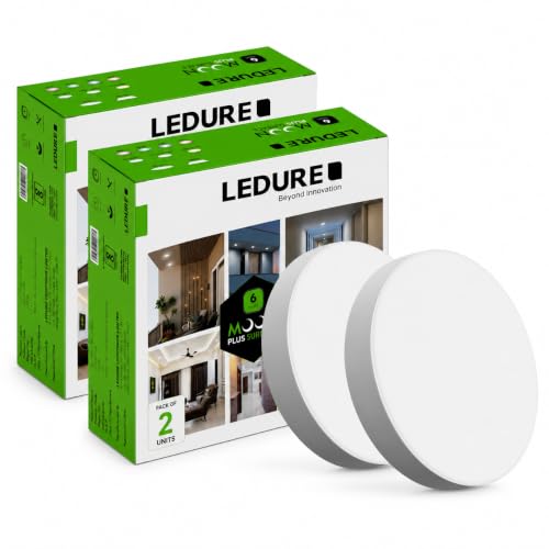 Image of LEDURE 6W LED Surface Light|Energy Efficient LED Downlight|CoolWhite Pack-2