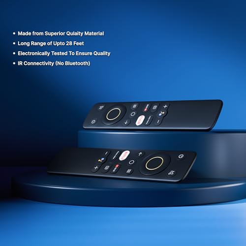 Image of ZdalaMit Original Voice Bluetooth Remote Control Compatible with Realme Tv Suitable for Realme Android FHD UHD OLED TV with Hot Keys