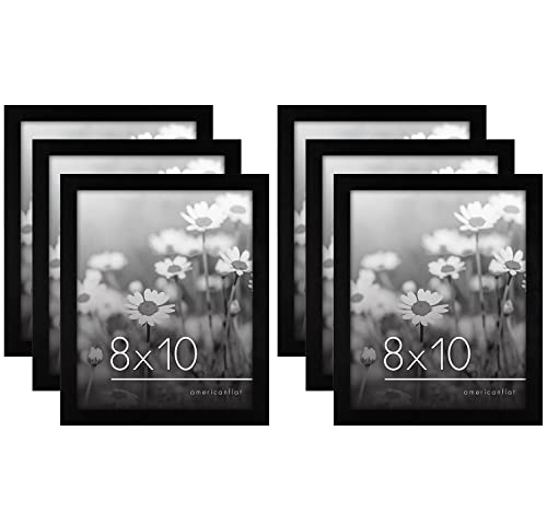 8×10黑色相框 6件套