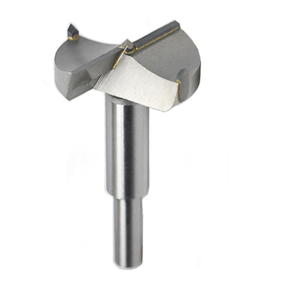 Punte da trapano noiose in acciaio al carbonio da 15 mm-80 mm Lavorazione del legno Sega a tazza autocentrante Set di utensili per taglierina per legno in carburo di tungsteno, 35 mm, Rotondo