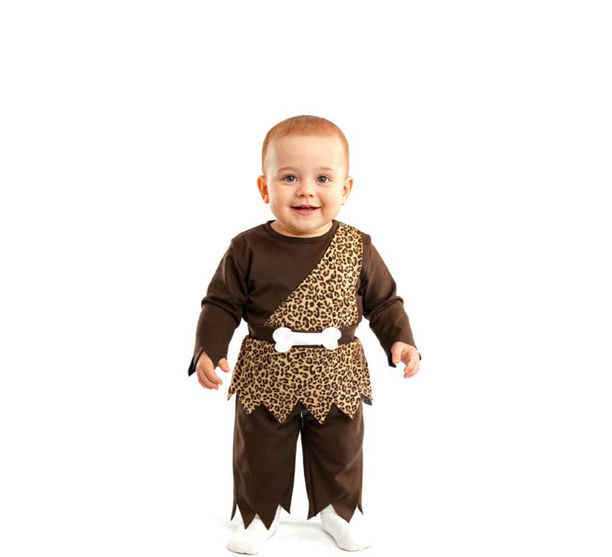 ZZ DISFRAZZES | Disfraz de Troglodita Cavernícola para bebé (12 18 meses)