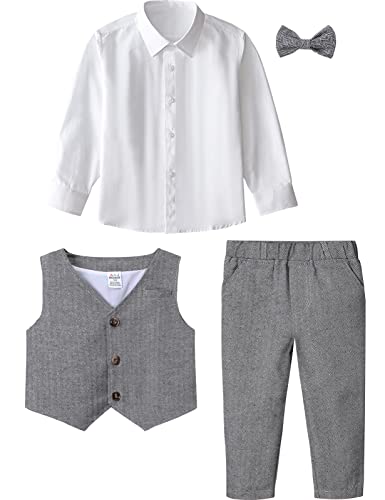 Costume bébé garçon coffret tenue de baptême et anniversaire