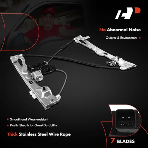 A-Premium Front Passenger Side Power Window Regulator with Motor (7-Pin) by A-premium - Used condition - Image 5