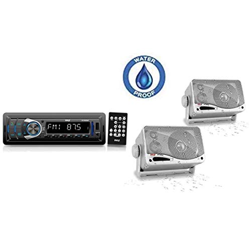 Bluetooth Car Stereo Headunit Receiver - in-Dash Single DIN Stereo Bluetooth Head Unit