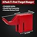MLLNFUE T Post Target Hanger – Heavy-Duty Steel Target Holder for Gong & Shooting Targets, Tool-Free Quick Mount on Standard T-Posts, Easy Assembly Metal T-Post Target Holder