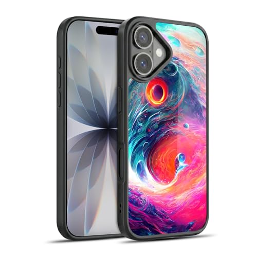 Coque iPhone 17 Wumples Vortex Yin Yang Bleu et Rose Head Case Designs