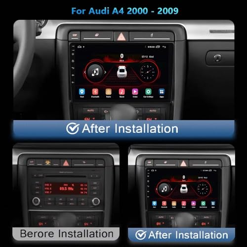Radio coche 2 DIN con Carplay inalámbrico para Benz R, pantalla multimedia con Android Auto 4G+64G 2