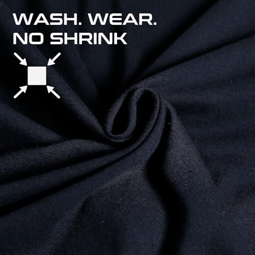 Men’s Big and Tall Shirts 100% Cotton Casual Tee Ultra Soft Breathable Short Sleeve T-Shirts Classic Basic Tops XL-6XL4