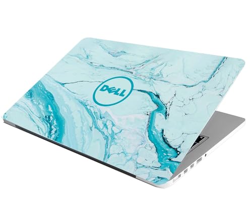 Image of Full Laptop Skin Stickers HD Quality Sticker for Laptops Upto 15.6 inch (Dustproof|Waterproof|Scratchproof|Reusable) - BE Sky MRBL FL1
