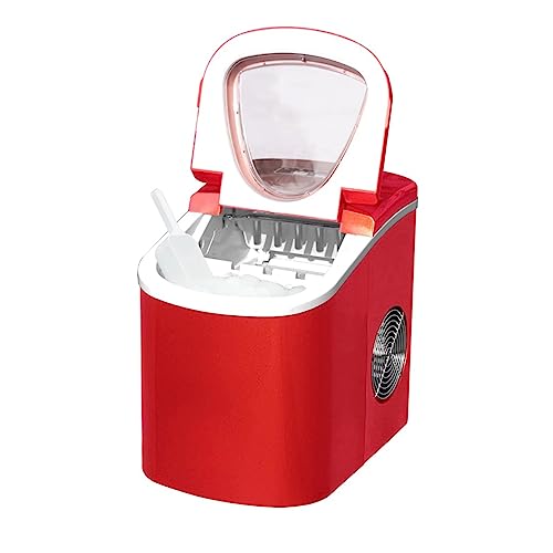 Fabricadora de hielo de encimera retro HYgloF miniatura 3