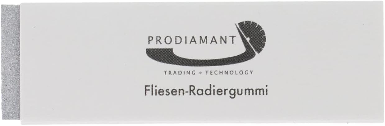 PRODIAMANT Schmutzradierer – effektive, chemiefreie Reinigung für Fliesen, Fugen, Naturstein & Sanitärkeramik – entfernt Rost, Metallabrieb und hartnäckige Ablagerungen