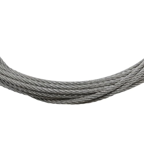 Image of 2 Pack 6.5ft Stainless Steel Picture Hanging Wire Rope with Hook, Adjustable Heavy Duty Hanging Rope for Hang Picture, Photo Frames, Light Lamp, Hardware, Mirror, Curtain, Clothes, Wall Art