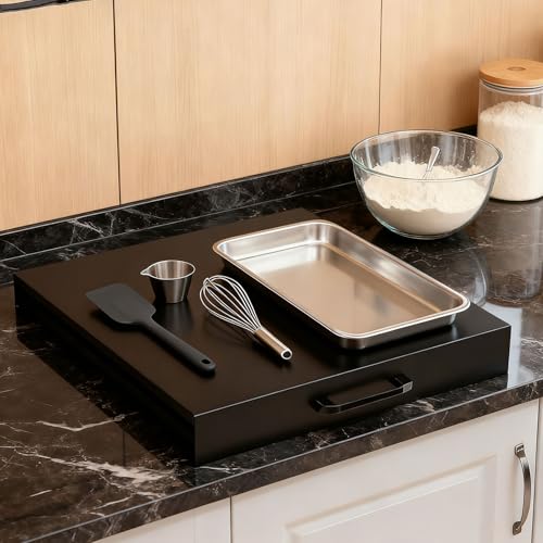 Multiple Top Cover Board, Large Gas Hob Cover Rugged and Durable for Standard Gas/Electric Stoves to Expand Kitchen Space(30x40x5cm/11.81x15.75x1.97in) - Image 2