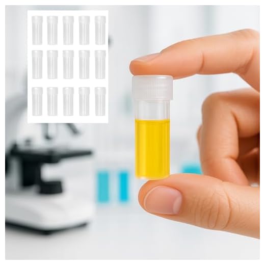15 Pcs 5ml Plastic Test Tubes, Plastic Vials with Caps, Small Test Tubes with Lids, Small Bottle Storage Container Vial for Lab Sample