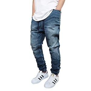 URBANJ Men’s Stretch Twill Drop Crotch Jogger Pants S-5XL