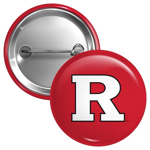 Rutgers Scarlet Knights Small 1-Inch Button Pin Officially Licensed Collegiate Product