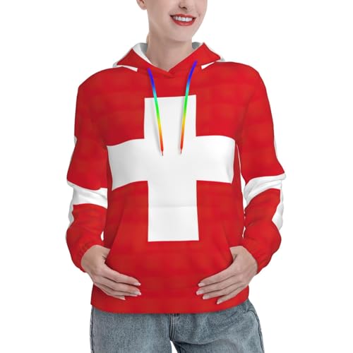Sweat à capuche suisse femme pull doux et extensible pour ne plus avoir froid
