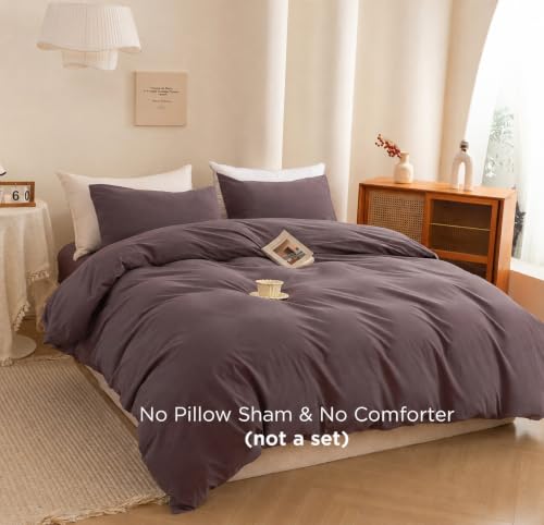 Image of Purple Duvet Cover Only - Ultra Soft & Breathable Comforter Cover King