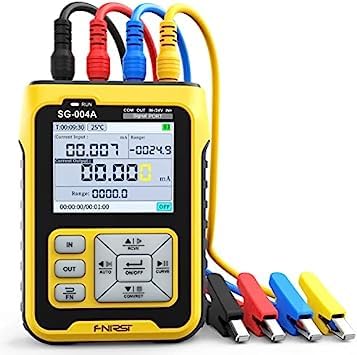Generador de señal FNIRSI SG-004A 0-10V Simulador de voltaje de corriente ajustable 4-20mA Fuentes del generador de señal Transmisor calibrador disponible en Yaxa Mexico