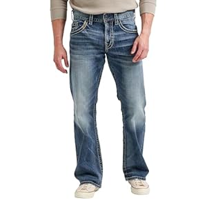 Silver Jeans Co. Men’s Zac Relaxed Fit Straight Leg Jeans
