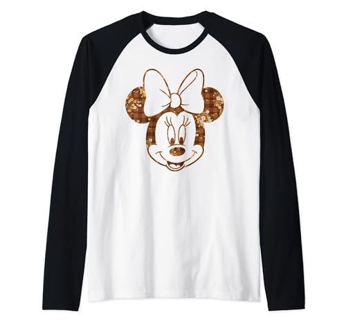 T-shirt baseball Minnie Floral Plaid idée cadeau idéal pour passionnées de Disney