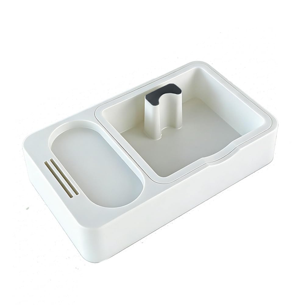 Hndhbfgrt Espresso Tamping Station Organizer Coffee Tamper Station Holder Multifunctional Coffee Knock Box Accessories A