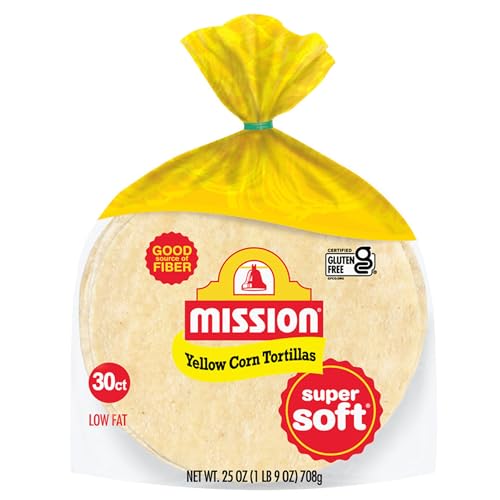 Mission Yellow Corn Tortillas, Small Soft Taco Size, 30 Count,