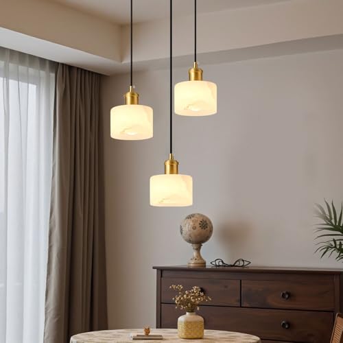 Lámpara colgante moderna de cocina vintage pequeña nube de piedra luz junto a la cama techo 6