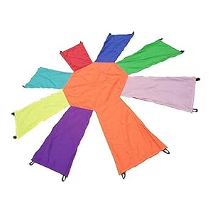 BESTonZON Achteckiger Kinder Fallschirm 1Stk