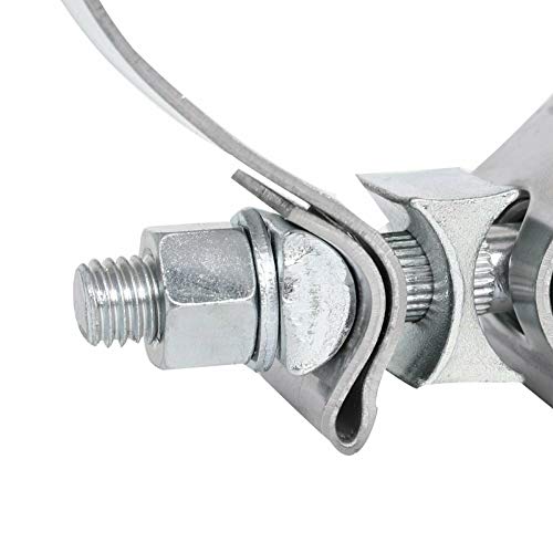 Pack Of 2 Butt Joint Narrow Band Exhaust Seal Clamp Muffler Clamp Band Stainless Steel Connection For Cars (2.5In) #TOP7