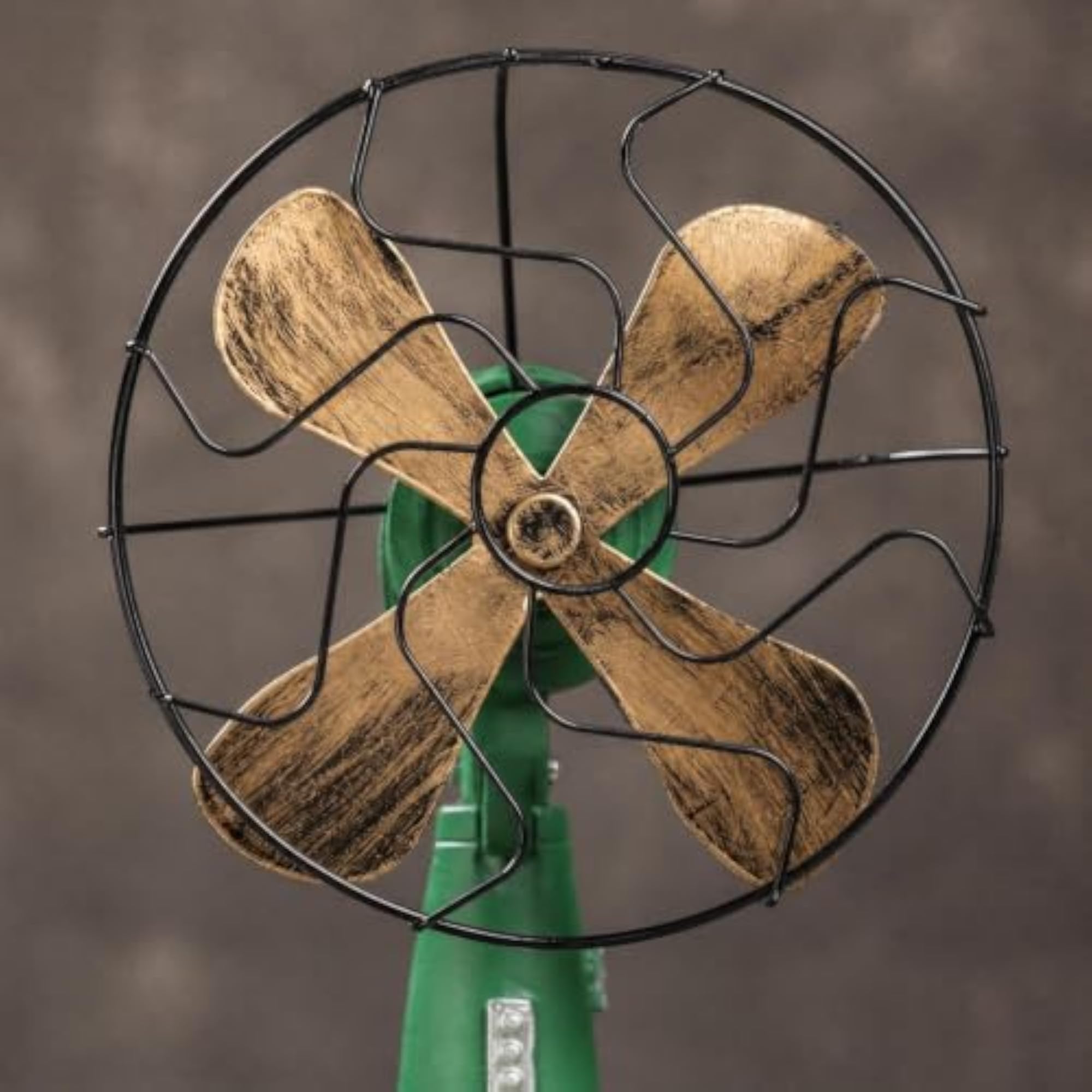 Decorative Fan Model with Pedestal Base for Home Décor