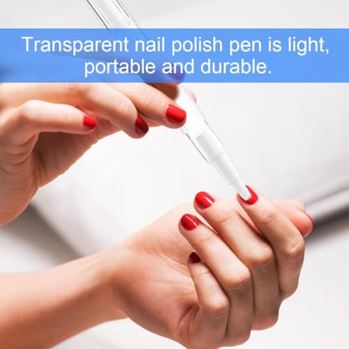 ZXUPOI 3 Pcs Stift Kosmetische Applikator Leerer Nagelöl Pen mit Pinsel Leerer Nagelöl Stift Bürsten Nagellack Tuben Nagelölstift Nachfüllbar Kosmetische Container Leere Transparente Torsion Stift