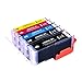 INK4WORK 10 Pack Compatible Ink Cartridge Replacement for Canon PGI-250XL PGI 250 XL CLI-251XL CLI 251 XL to use with Pixma IP7220 MG5420 MG6320 MX722 MX922