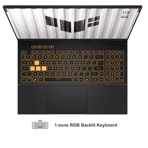 Image of ASUS TUF Gaming F16 Laptop 16 inch WUXGA IPS 165Hz (100% sRGB, GSYNC) Intel 16-core i7-14650HX 32GB DDR5 2TB SSD GeForce RTX 5060 (Up to 572 AI TOPS) RGB Backlit Thunderbolt Hi-Res WiFi6E Win11Pro ICP Hub
