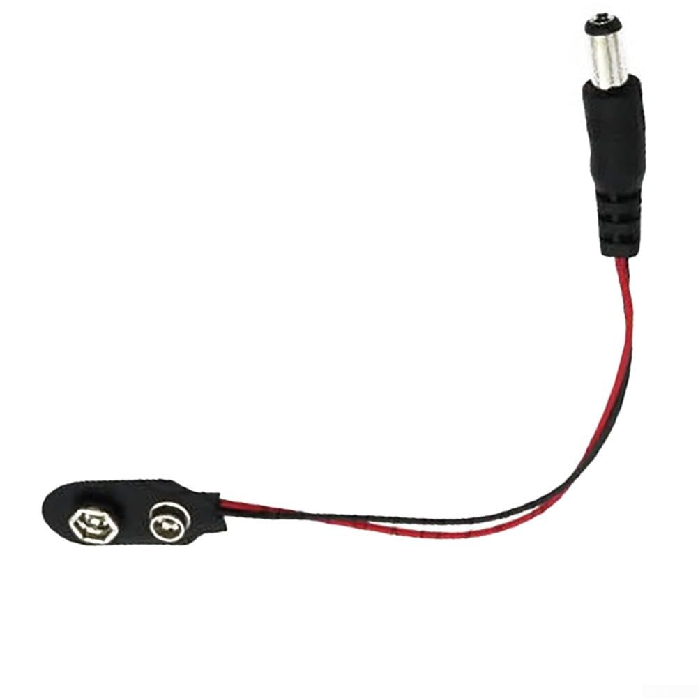 Fermaglio Connettore A Scatto Batteria Tipo T 9 V Con Spina - Foto 5