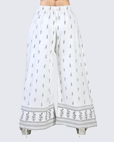 Image of Women's Regular Fit Rayon Palazzos