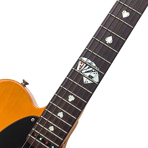 Image of Fretboard Markers Inlay Sticker Decals for Guitar - Playing Card - WP