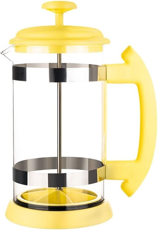 Stainless Steel Glass Teapot French Coffee Tea Percolator Filter Press Plunger Manual Espresso Maker Pot