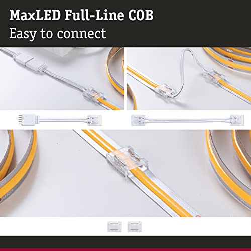 Paulmann MaxLED 71051 Accessory Connector Set Full-Line COB White Plastic, COB Connector - Image 4