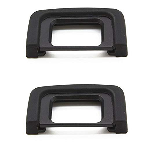 Œilleton de viseur D5600 pour appareil photo numérique Nikon D5600 D5500 D5300 D3500 D3400 D3300 D3300 [Lot de 2] Remplace l'oculaire DK-25, œilleton Fire Rock DK25 Cover