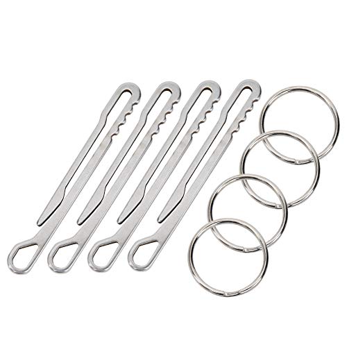 Vbest life Portachiavi con Clip per Serpente a