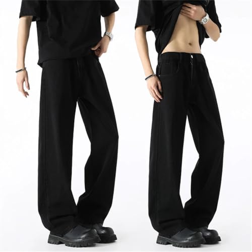 Men's Classic Hip Hop Jeans, Wide Leg, Retro Loose Trousers, Straight Leg Denim Pants, Oversized4